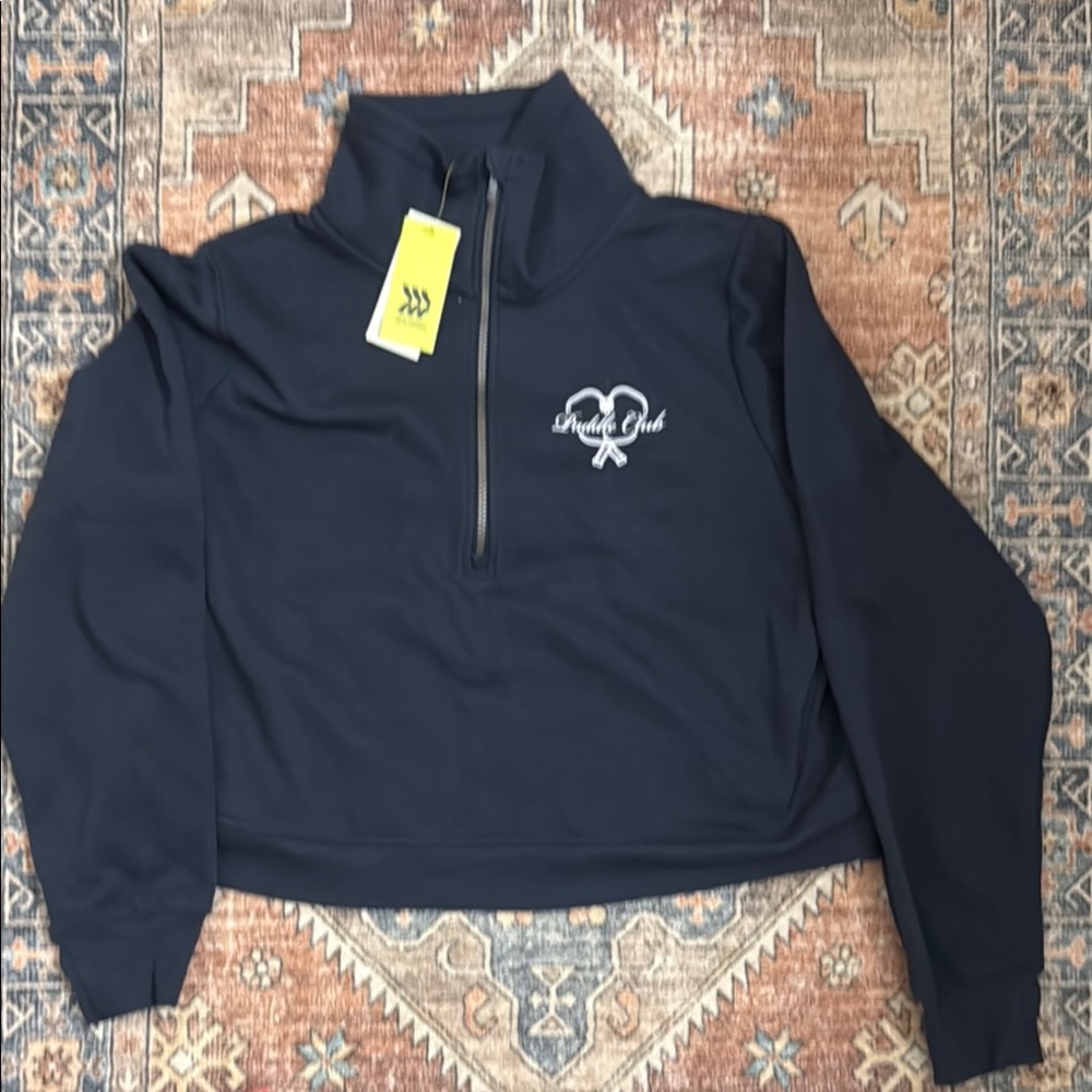 All in Motion Navy Blue Quarter-Zip Sweatshirt